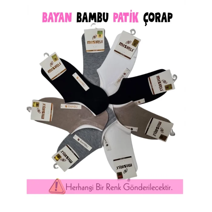 Mısırlı 72350 Bayan Bambu Çetik Çorap