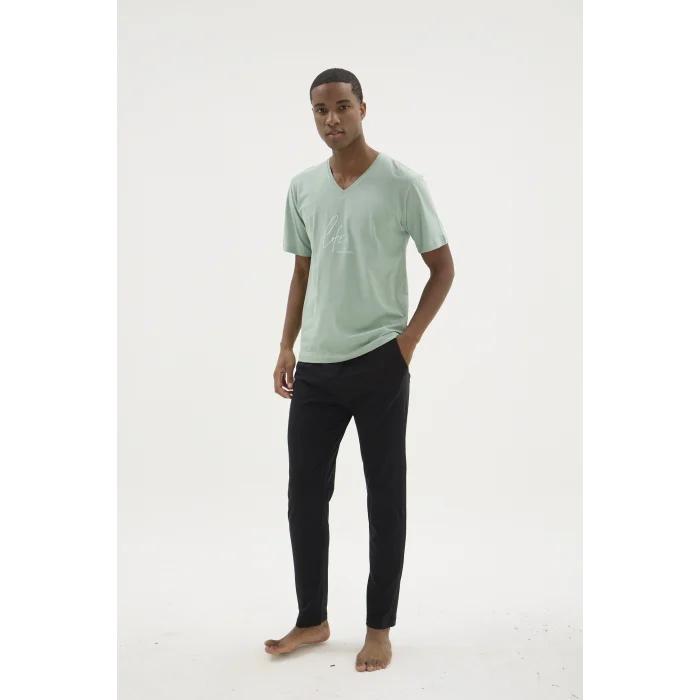 Kocabey KKT-26152 Erkek V Yaka Pijama Takımı