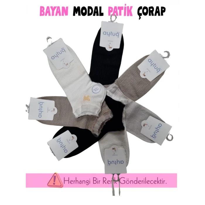 Aytuğ 34221 Kadın Modal Patik Çorap