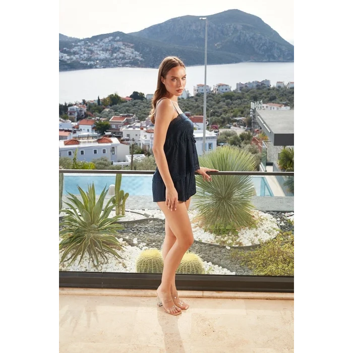 Aqua 26636 Kadın İp Askılı Babydoll