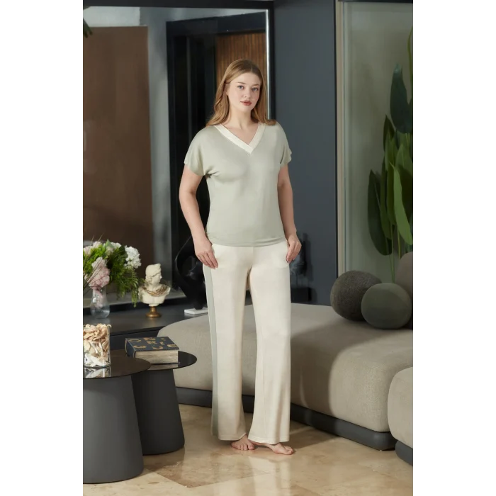 Aqua 26888 Kadın Kısa Kol Pijama Takımı