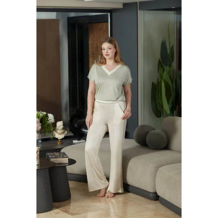 Aqua 26888 Kadın Kısa Kol Pijama Takımı