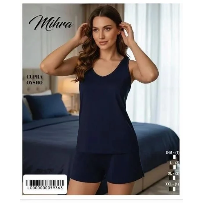 Mihra 20101 Kadın Oysho Askılı Şortlu Takım