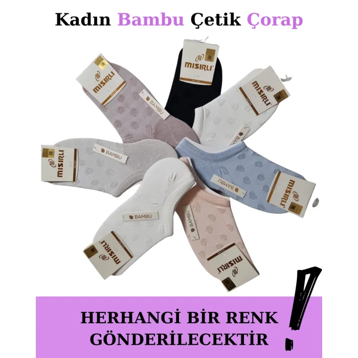 Mısırlı 72355 Kadın Bambu Çetik Çorap