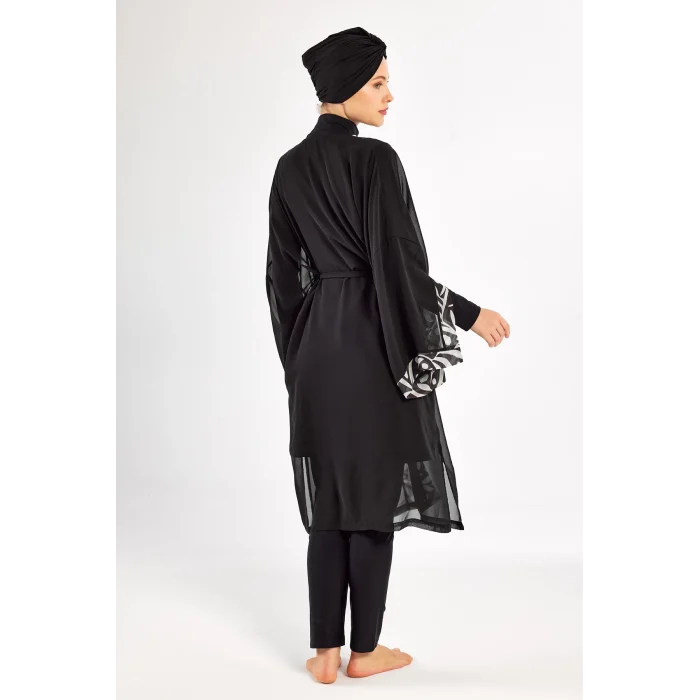 Adasea 1131 33-Jolıe Uzun Kollu Tesettür Mayo