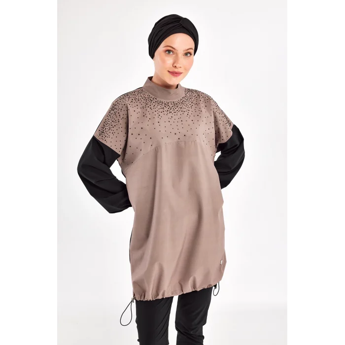 Adasea 1208 46-Keyla Uzun Kollu Tesettür Mayo