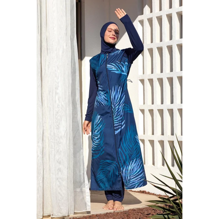 Adasea 1307 Granı Uzun Kollu Tesettür Mayo