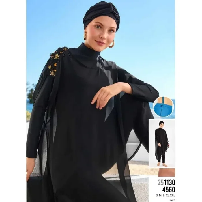 Adasea 4560 Jazmın Uzun Kollu Tesettür Mayo