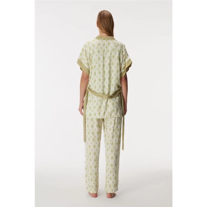 Anıl 11421 Kadın Sabahlık, Atlet ve Pantolon Takım