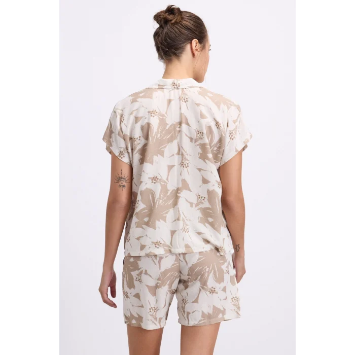 Anıl 11606 Kadın Kısa Kol Gömlek ve Şort Takım
