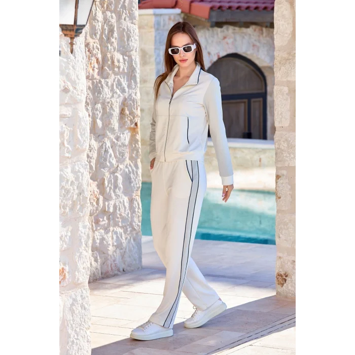 Aqua 25702 Kadın Dik Yaka Uzun Kol Eşofman Takım