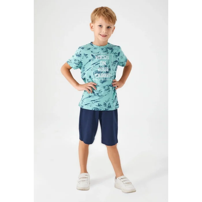 Arnetta 2566-2 Erkek Çocuk Kısa Kol Kapri Takım