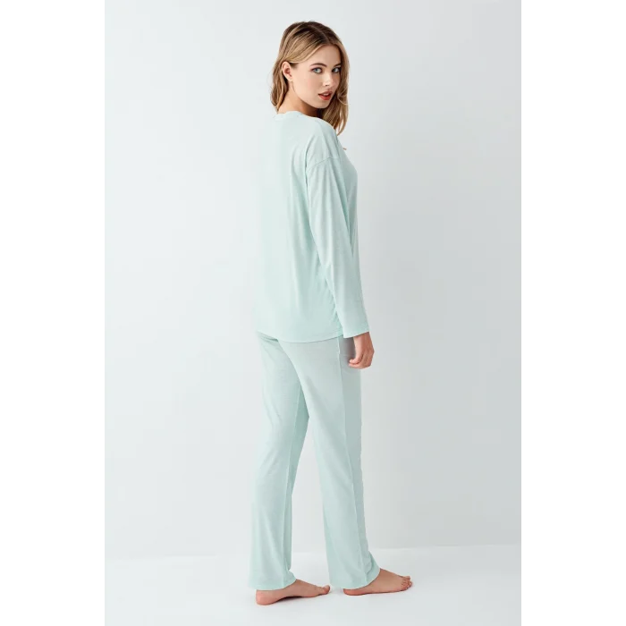 Arnetta 3407-S Kadın Uzun Kol Pijama Takım
