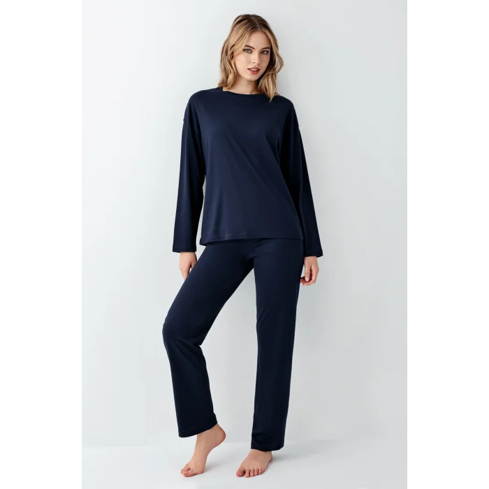 Arnetta 3407-S Kadın Uzun Kol Pijama Takım