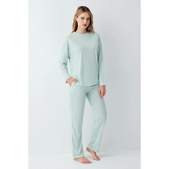 Arnetta 3407-S Kadın Uzun Kol Pijama Takım