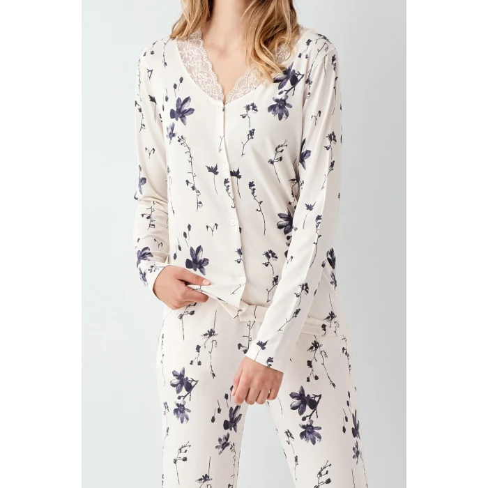 Arnetta 3410-S Kadın Uzun Kol Pijama Takım