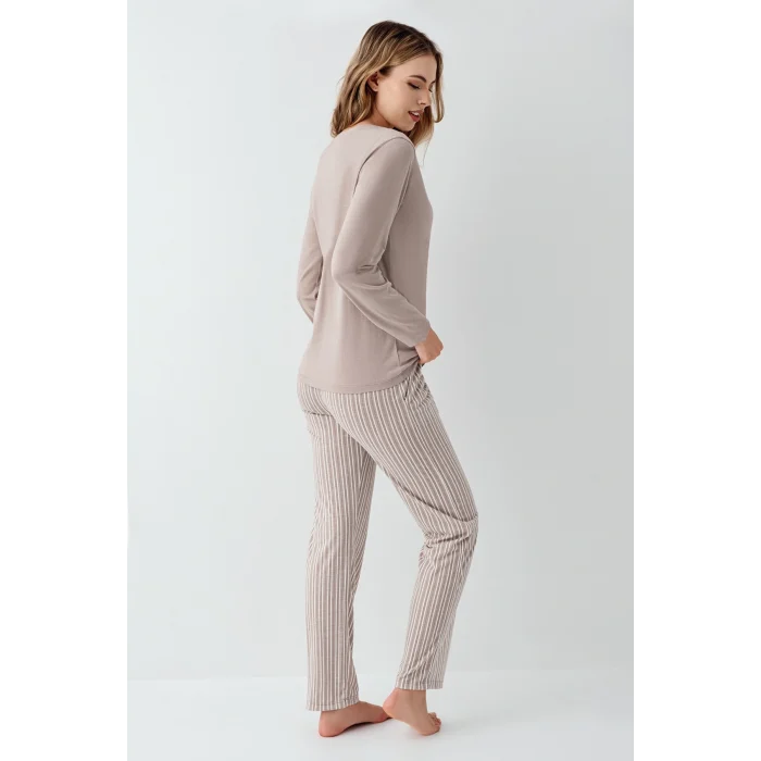 Arnetta 3424-S Kadın Uzun Kol Pijama Takım