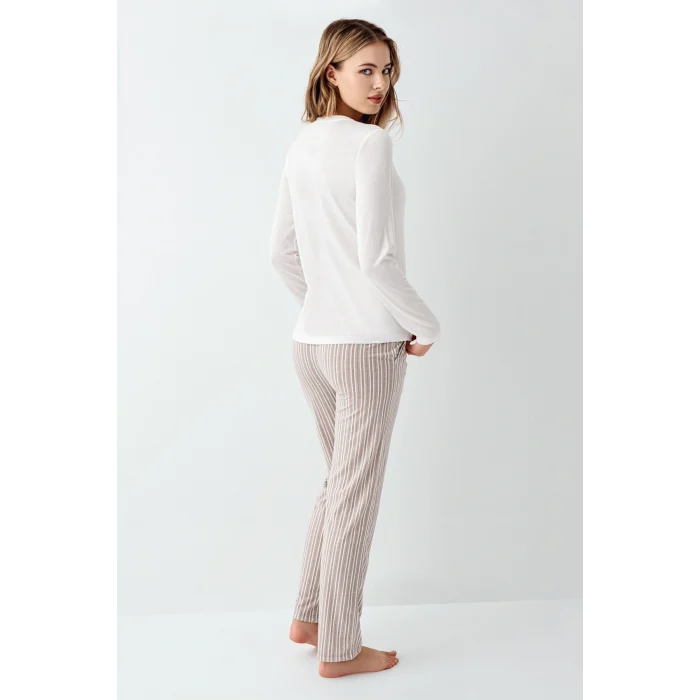 Arnetta 3424-S Kadın Uzun Kol Pijama Takım