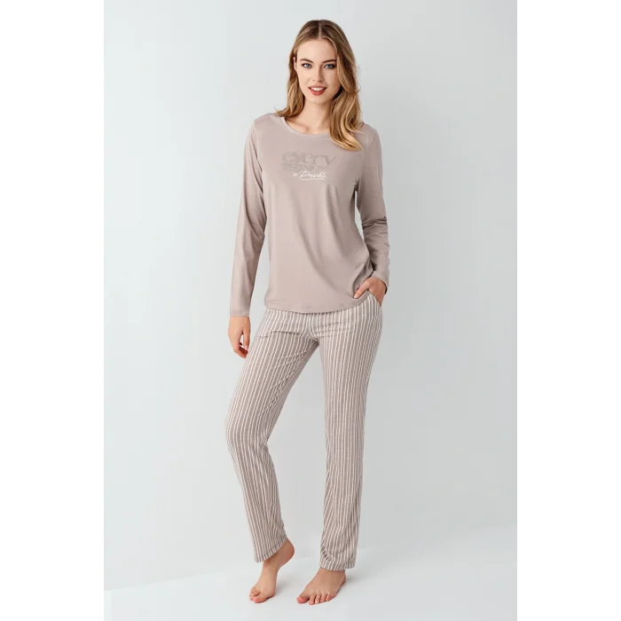 Arnetta 3424-S Kadın Uzun Kol Pijama Takım