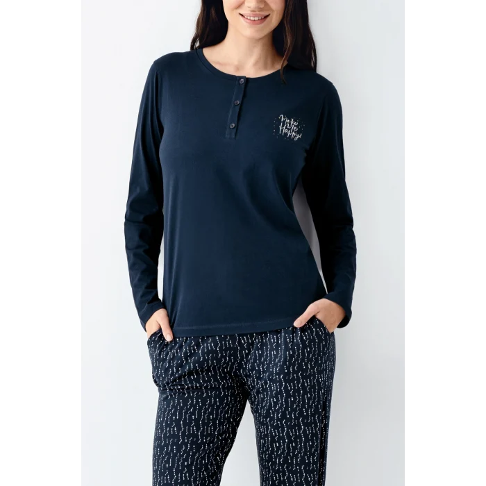 Arnetta 3429-S Kadın Uzun Kol Pijama Takım