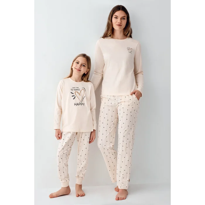 Arnetta 3434-2 Kız Çocuk Uzun Kol Pijama Takım