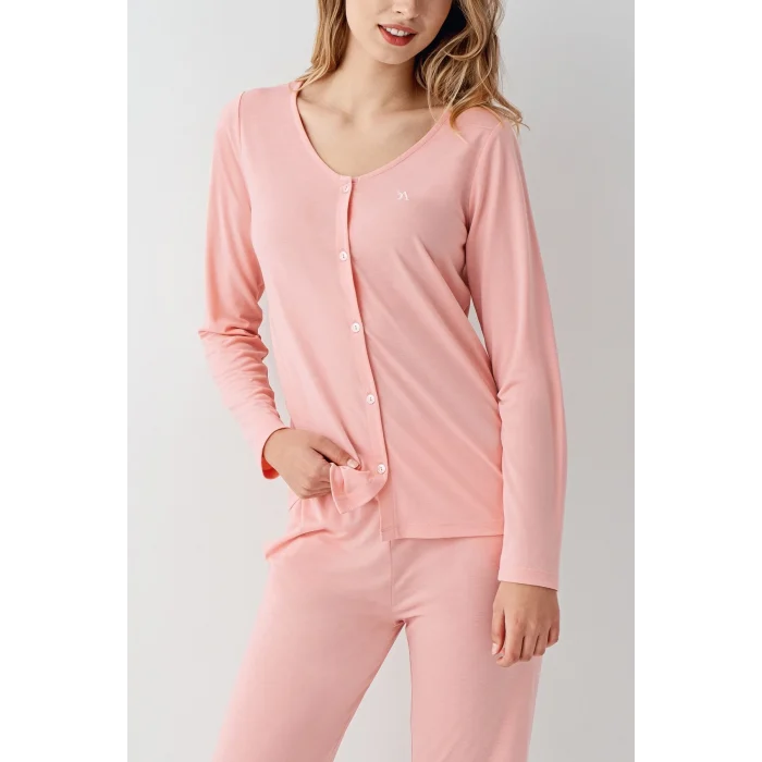 Arnetta 3460-S Kadın Uzun Kol Pijama Takım