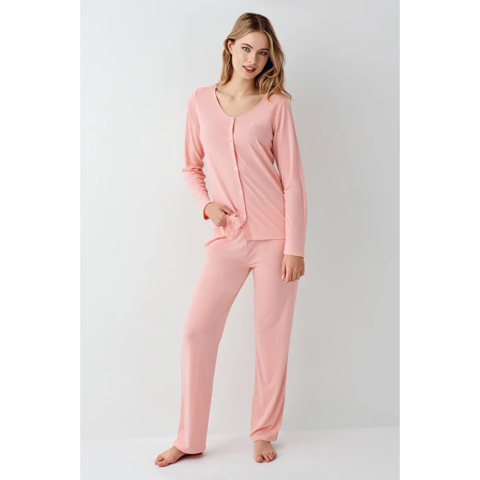 Arnetta 3460-S Kadın Uzun Kol Pijama Takım