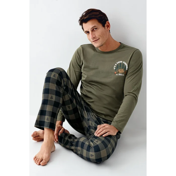 Arnetta 3500-S Erkek Uzun Kol Pijama Takım