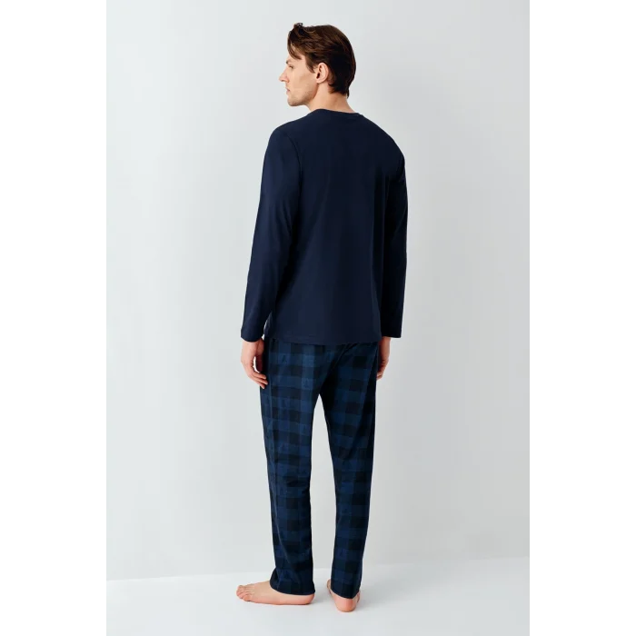 Arnetta 3500-S Erkek Uzun Kol Pijama Takım