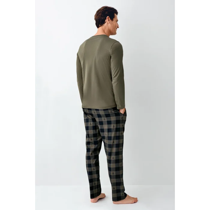 Arnetta 3500-S Erkek Uzun Kol Pijama Takım