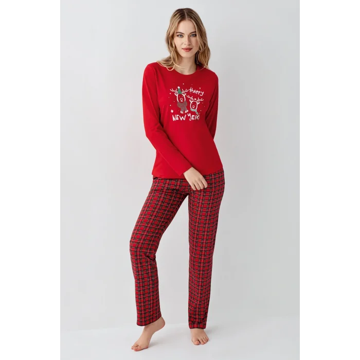 Arnetta 3514-S Kadın Uzun Kol Pijama Takım