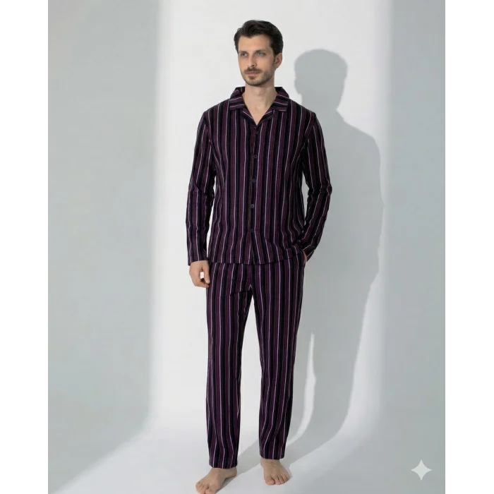 Boyraz 70093 Erkek Uzun Kol Penye Pijama Takımı
