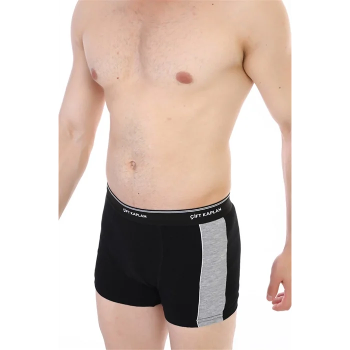 Çift Kaplan 850 Biyeli Likralı Erkek Boxer