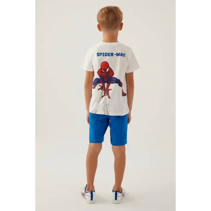 Disney 4878-3 Spider-Man Erkek Çocuk Şort Takım