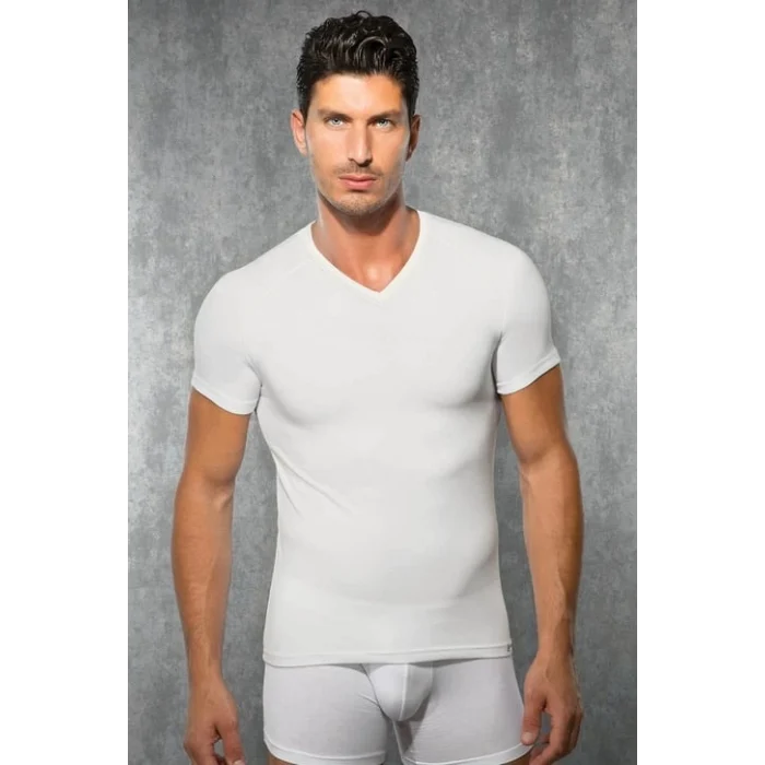 Doreanse 2885 Erkek Kısa Kol V Yaka Termal İçlik