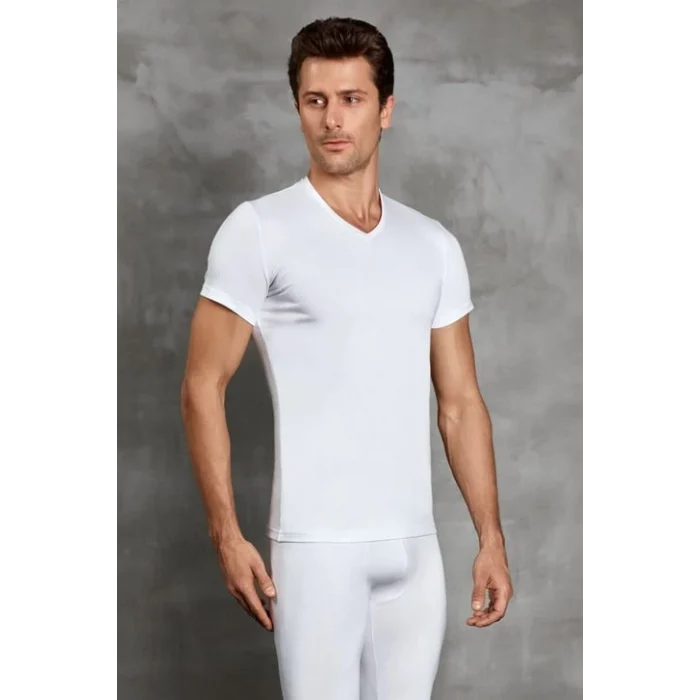 Doreanse 2890 Erkek Kısa Kol V Yaka Termal İçlik