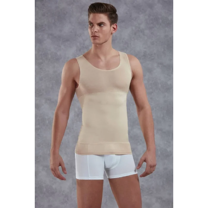 Doreanse 5950 Erkek Pamuk Geniş Yaka Toparlayıcı Korse Atlet
