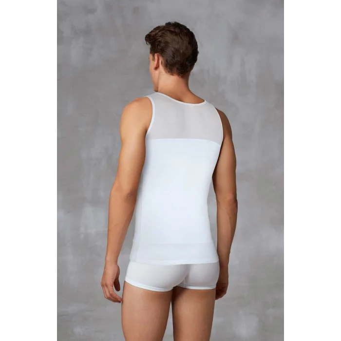 Doreanse 5965 Erkek Pamuk Geniş Yaka Toparlayıcı Korse Atlet