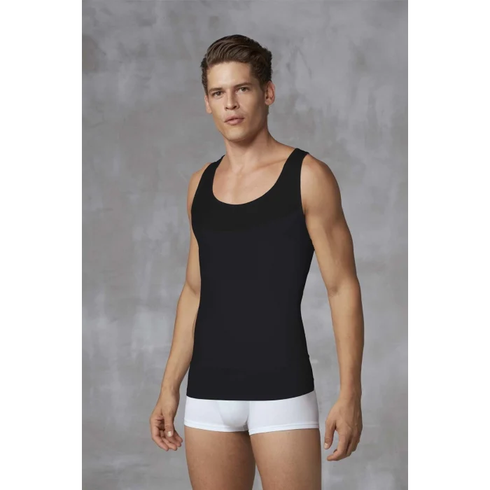 Doreanse 5965P Erkek Pamuklu Göğüs Sıkıştırma ve Vücut Şekillendirici Atlet Korse