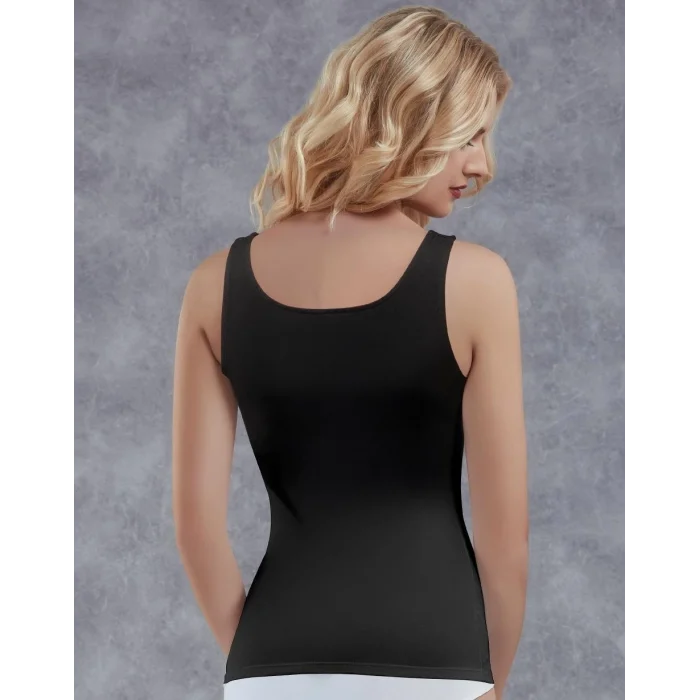 Doreanse 9206 Kadın Kalın Askılı Çift Katmanlı Atlet