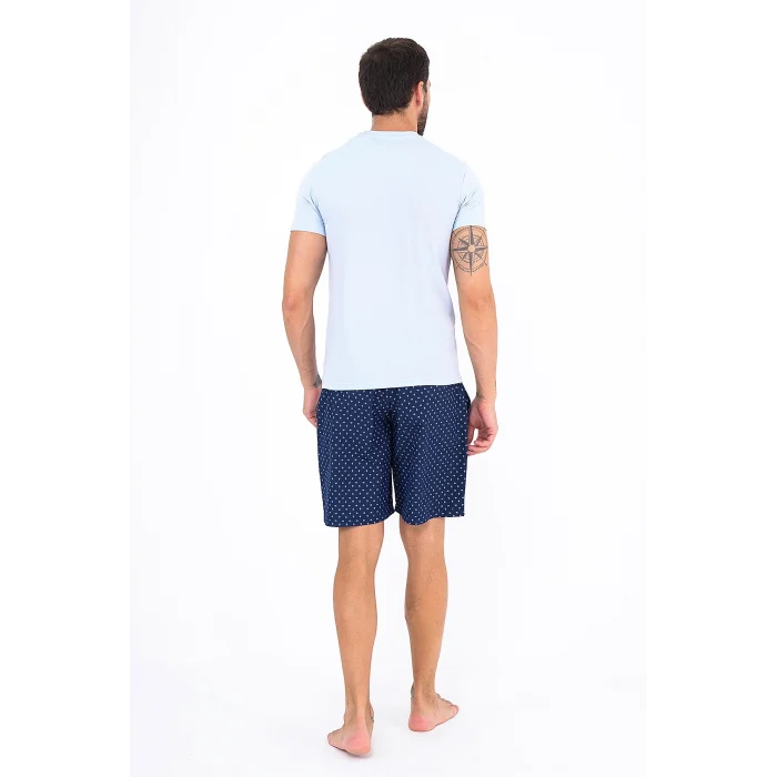 Ds Damat 25003 Erkek Dokuma Şort Takım