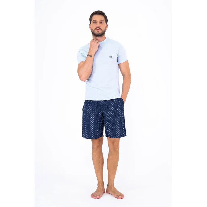 Ds Damat 25003 Erkek Dokuma Şort Takım