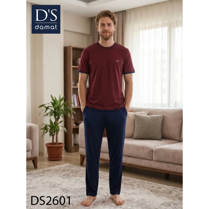 Ds Damat 2601 Erkek Spring Kısa Kol Pijama Takımı