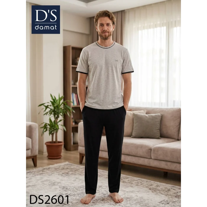 Ds Damat 2601 Erkek Spring Kısa Kol Pijama Takımı