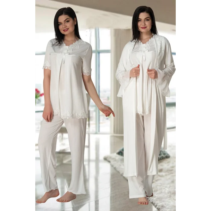 Effortt 5034 Sabahlıklı Lohusa Pijama Takımı