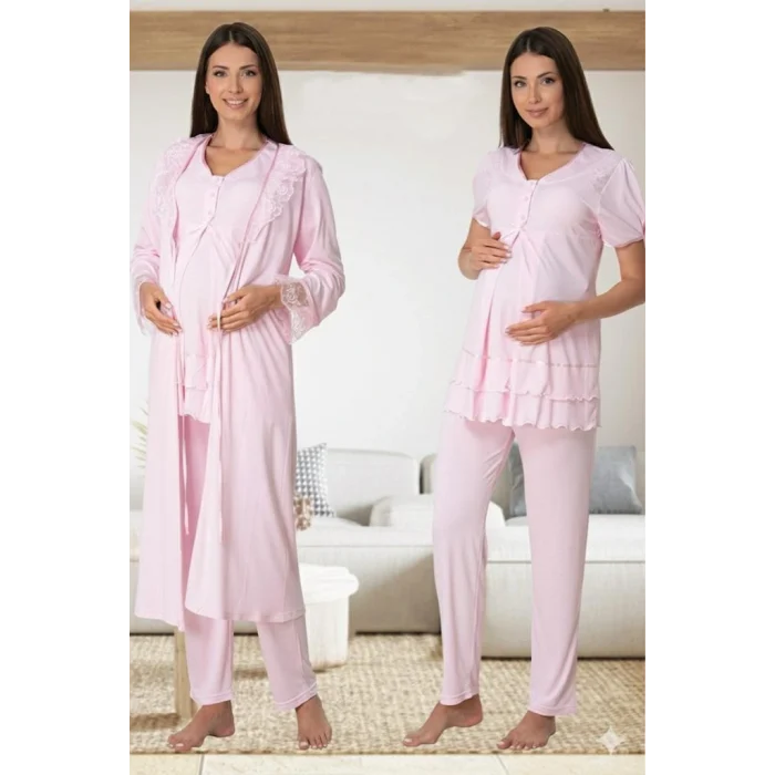 Effortt 8024 Sabahlıklı Lohusa Pijama