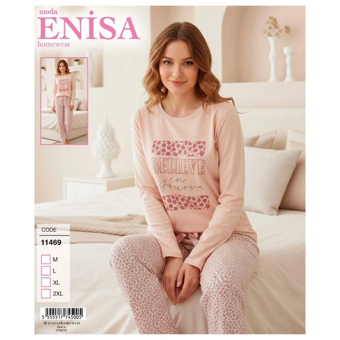 Enisa 11469 Kadın Uzun Kol Pijama Takımı