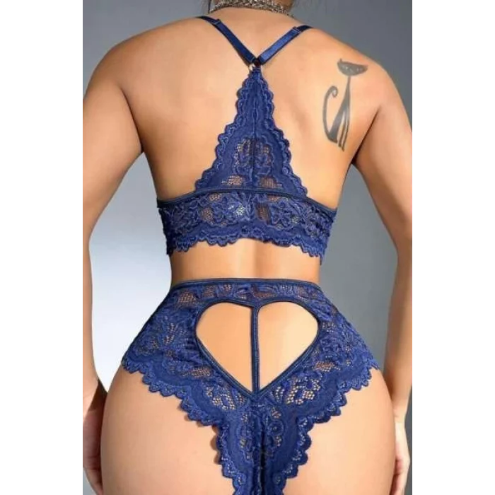 For Dreams 8455 Dantel Bralet Sütyen Takım