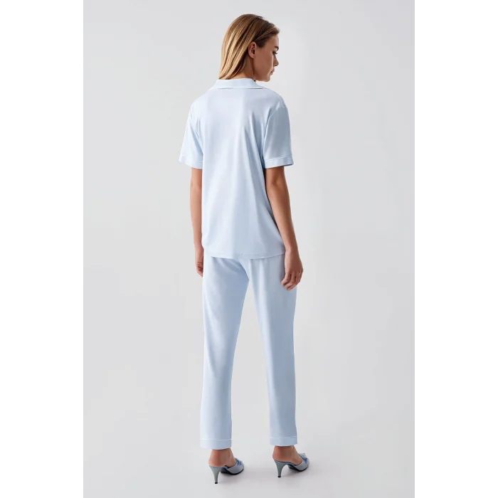 Freshness 324 Kadın 4Lü Sabahlıklı Şorlu Pijama Takımı