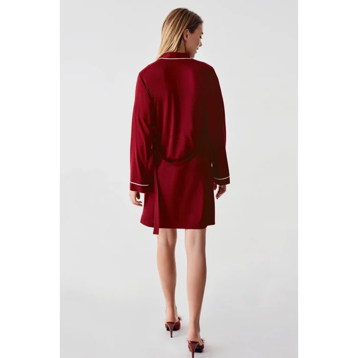 Freshness 324 Kadın 4Lü Sabahlıklı Şorlu Pijama Takımı